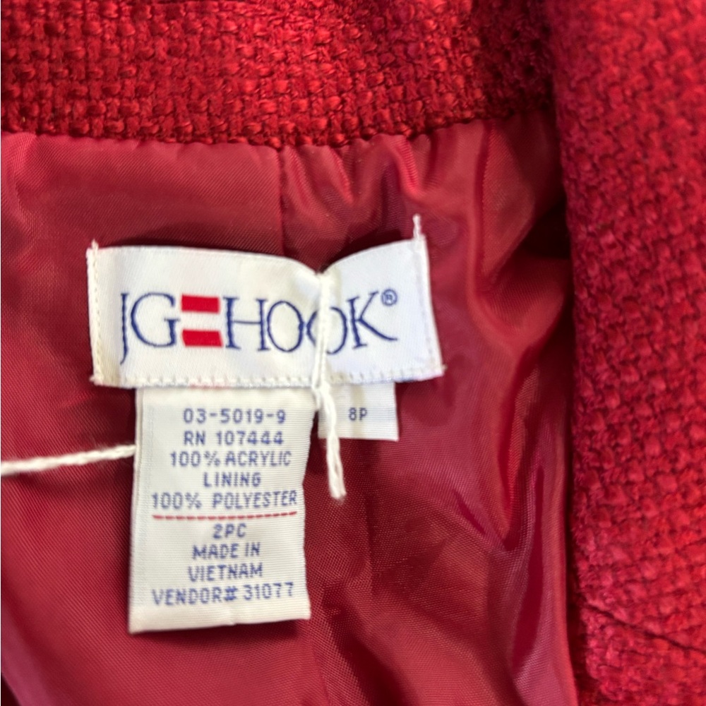 JG Hook Women's Red Blazer